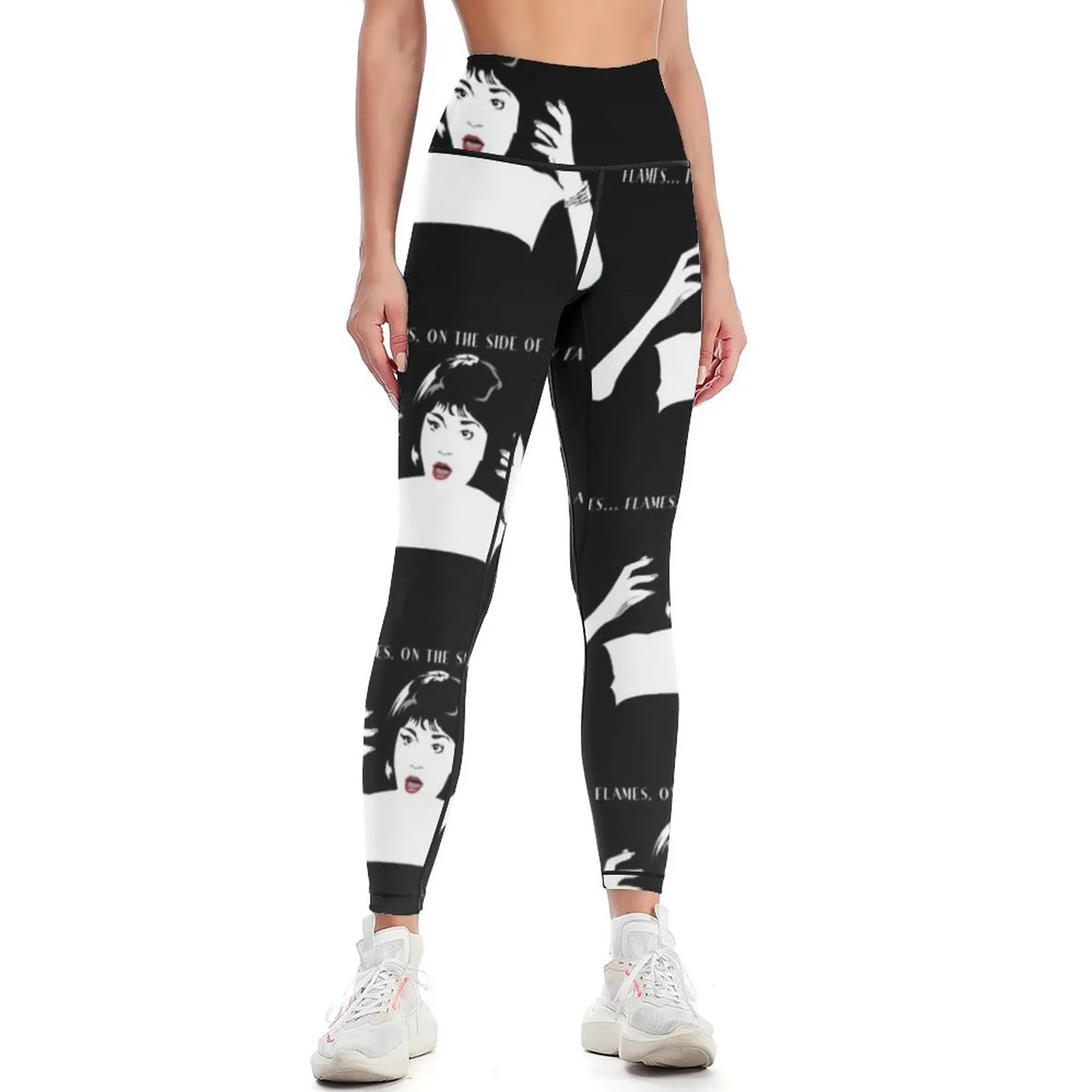 Flames On The Side Of My Face Leggings sports shirts gym Pants sport Women's sports pants Womens Leggings