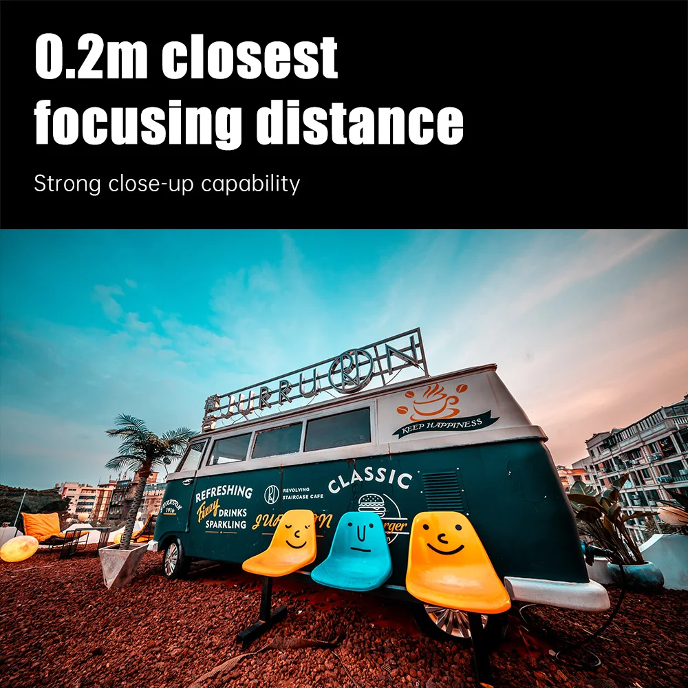 7artisans 9mm F5.6 Full-Frame 132° Wide Angle Prime Mirrorless Camera Lens For Sony E ZV-E10 A7R A75 A7SII A9 A7C Leica SL SL2 Canon EOS R RP R5 R6 R7 Nikon Z Z-6II, Z-7II, Z5, Z50, Z9, Z50, Z-FC, Z30