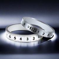 Self-Adhesive Measuring Tape Stainless Steel Workbench Ruler Adhesive Backed Tape Measure Metric Scale Rust-Proof Durable Ruler