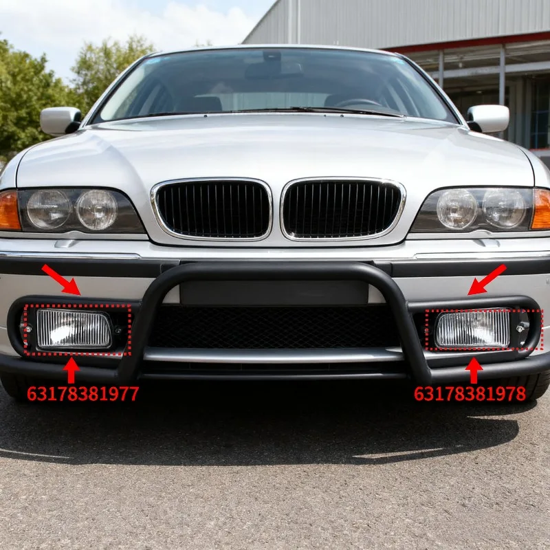 

Для BMW 528i 540i 540iP Z3 (E39 E36/7 E36/8) 1999-2003 Противотуманная фара (без лампы) 63178381977 63178381978 (63178360575 63178360576)