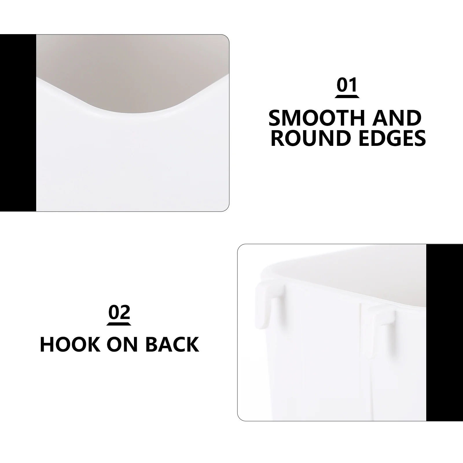 

Pegboard Bins White Plastic Storage Box Shelf Attachments for Tool Parts ganizing Car Interior Pegboard Accessories