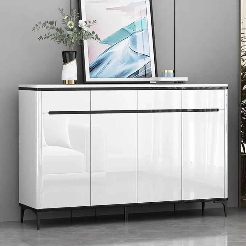 Stylish White Shoe Cabinets Luxury Closed European Storage Shoe Cabinets Designs Door Sapateiras Entrance Entrance furniture