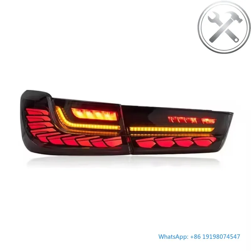 

New Upgrade GTS Style Full LED Taillights Assembly For Mid Size Sedan G20 G28 M3 G80 2018-2022 CSP Chip 12V Waterproof Auto Pa