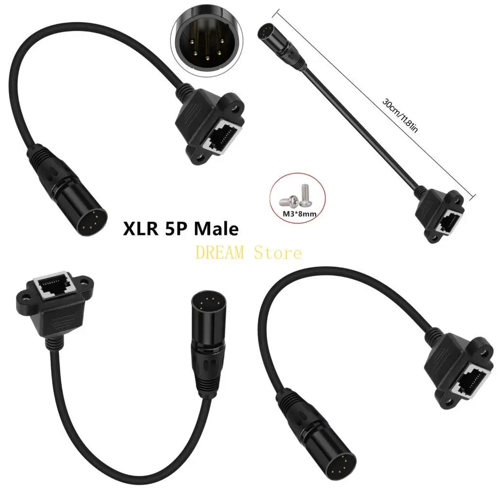 XLR5 To RJ45 Adapte… - image