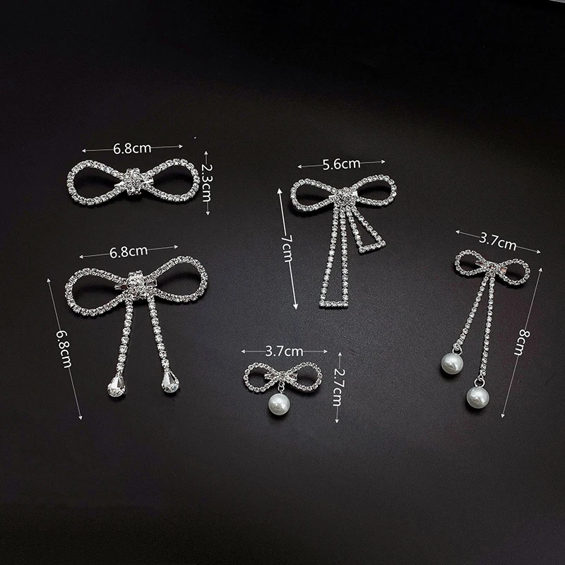 Cardigan elegante, suéter e casaco com laço de strass e detalhes de borla de pérola, perfeito como acessórios de casamento