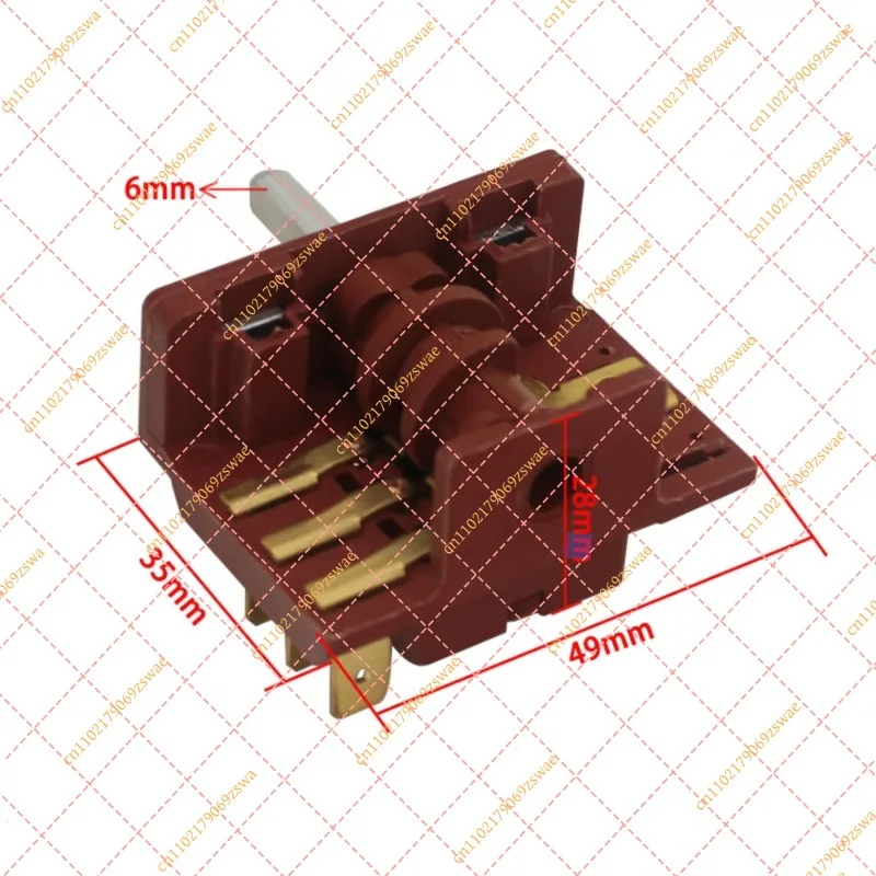 Replacement Power Control Switch for Noodle Boiler Steamer, Adjustable Gear Switch for Commercial Wok Stove