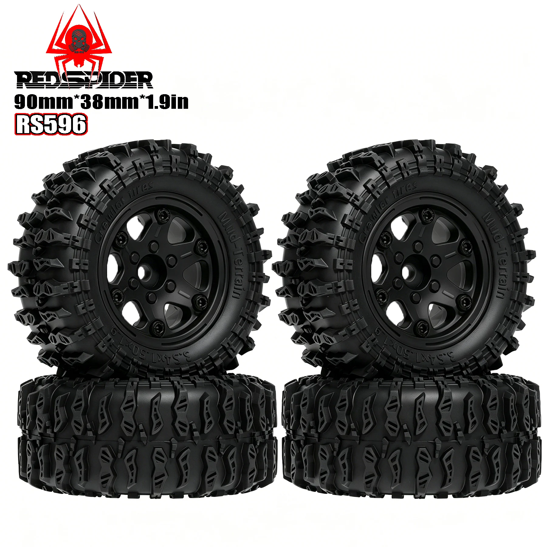 RED SPIDER 4Pcs 1.9
