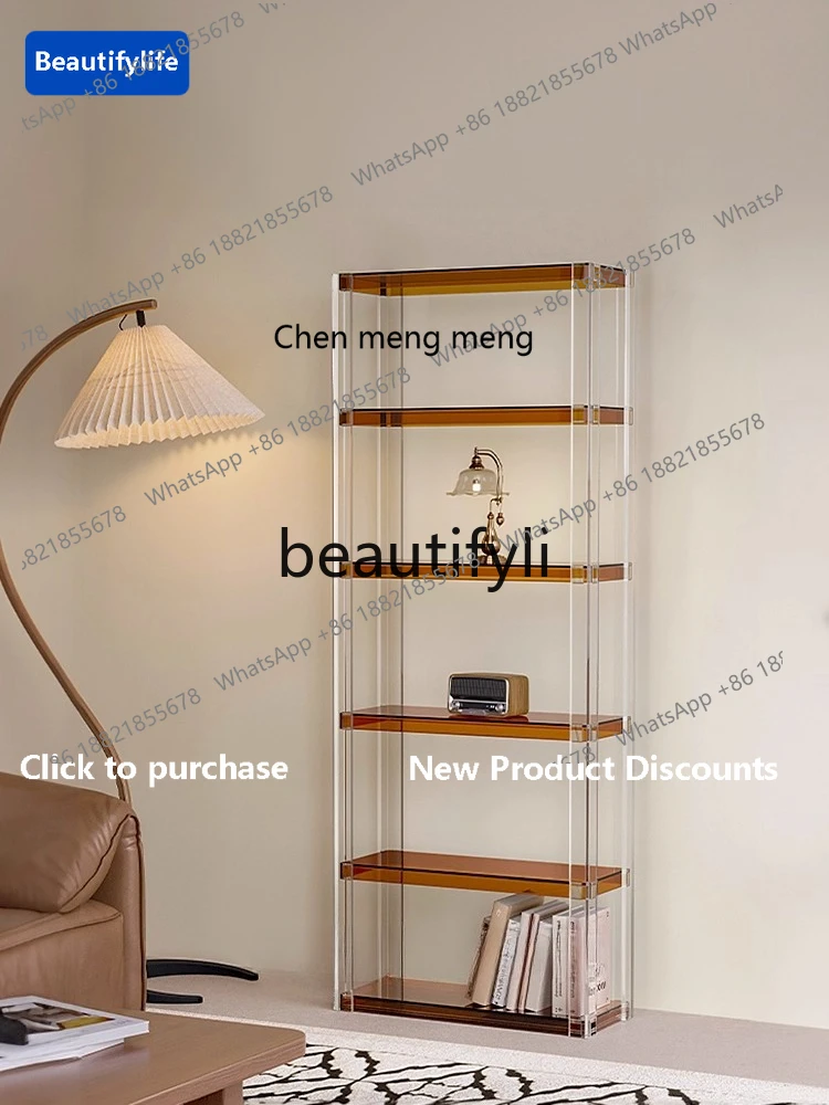 

X GG Bookshelf Storage Display Cabinet Living Room Integrated Wall-Mounted Bedroom Storage Corner Bookcase Floor Shelf