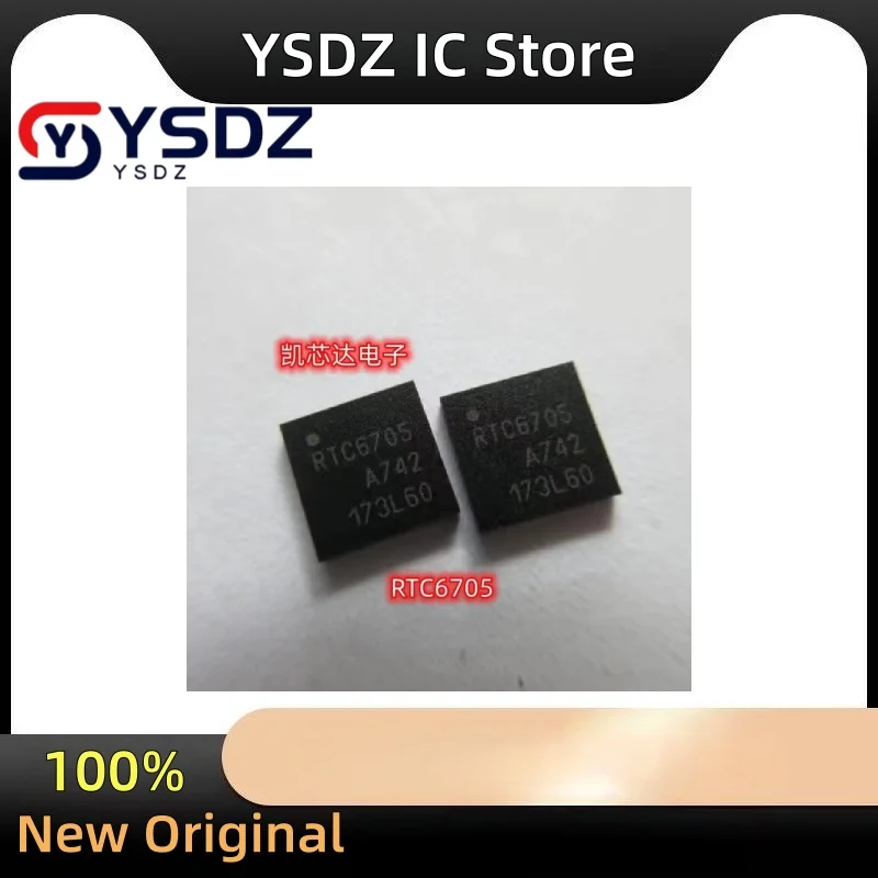 Thumbnail 1 100% New&Original In Stock  5-10PCS  RTC6705 QFN40 100% New&Original In Stock 5-10PCS RTC6705 QFN40