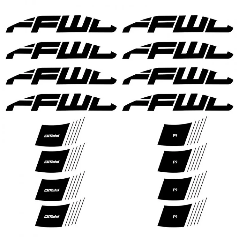 Two Wheelset Stickers for 2021 FFWD F9R Road Bike Bicycle Decals of Fast Forward Vinyl Cycling Accessories Decals Free Shipping