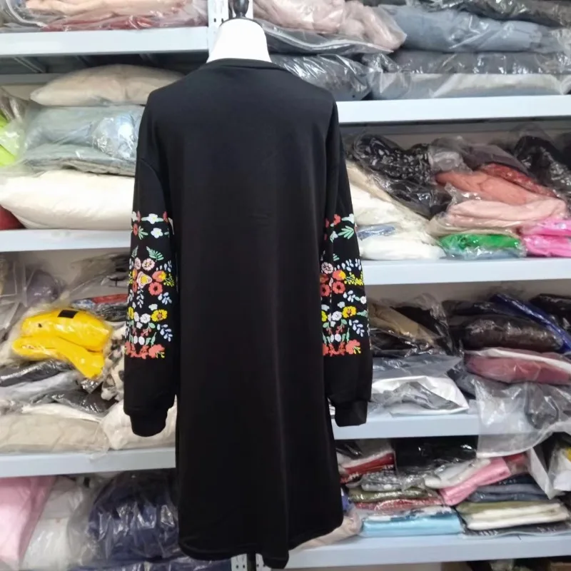 Maglione Casual da donna autunno/inverno manica lunga 2020 allentato o-collo stampa calda felpa dritta Party