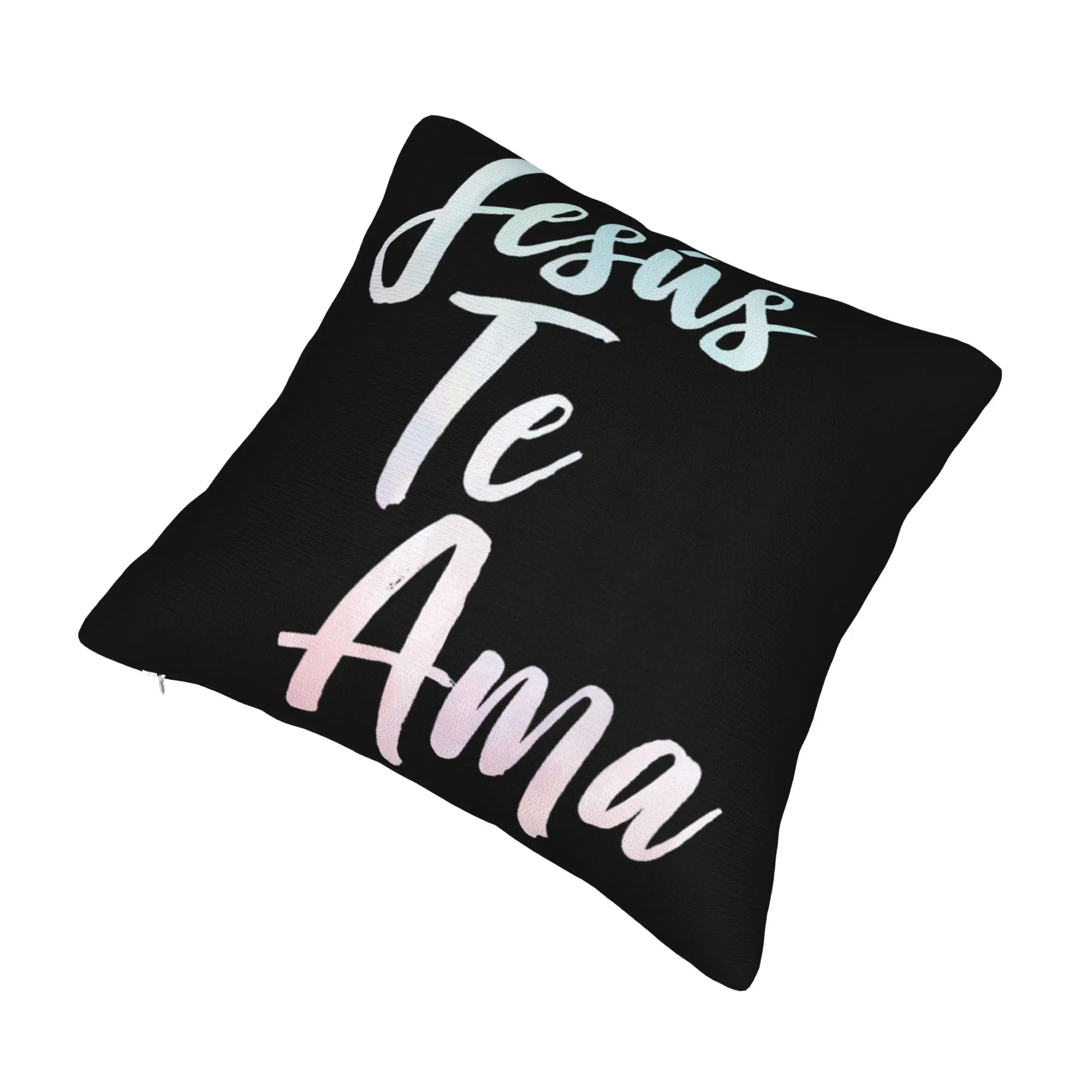 Jesus Esperanza Devida Spanish  Pillow Covers Product Printing Cushion Cover Gift  Throw Pillow Case Cover Car Multi-Size