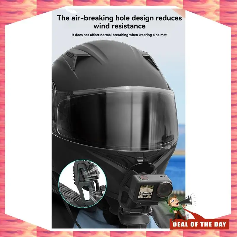 24-Hour Delivery STARTRC For DJI Pocket 3 Action 5 Pro/Ace Pro Motorcycle Helmet Bracket Chin Clip For Action Camera Accessory