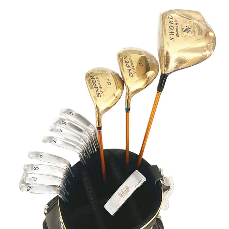 Left Hand Golf Club, Katana Sword SNIPER V, Complete Driver, Fairway Wood, Irons, Putter, Graphite Shaft Cover