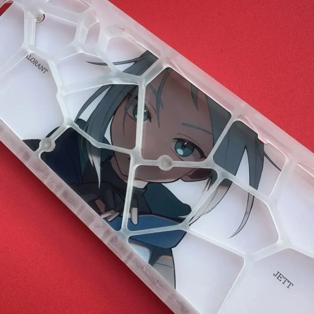 Holy60 Keyboard Hollow Case Custom Frosted Transparent Case 3D Printing Acrylic Keyboard Shell Board Accessory DIY Teclado Gamer