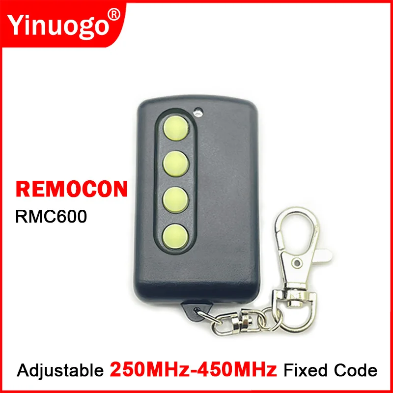 

REMOCON RMC600 RMC-600 LRT-1 Garage Door Remote Control Duplicator 250MHz-450MHz Fixed Code Adjustable Frequenecy Transmitter