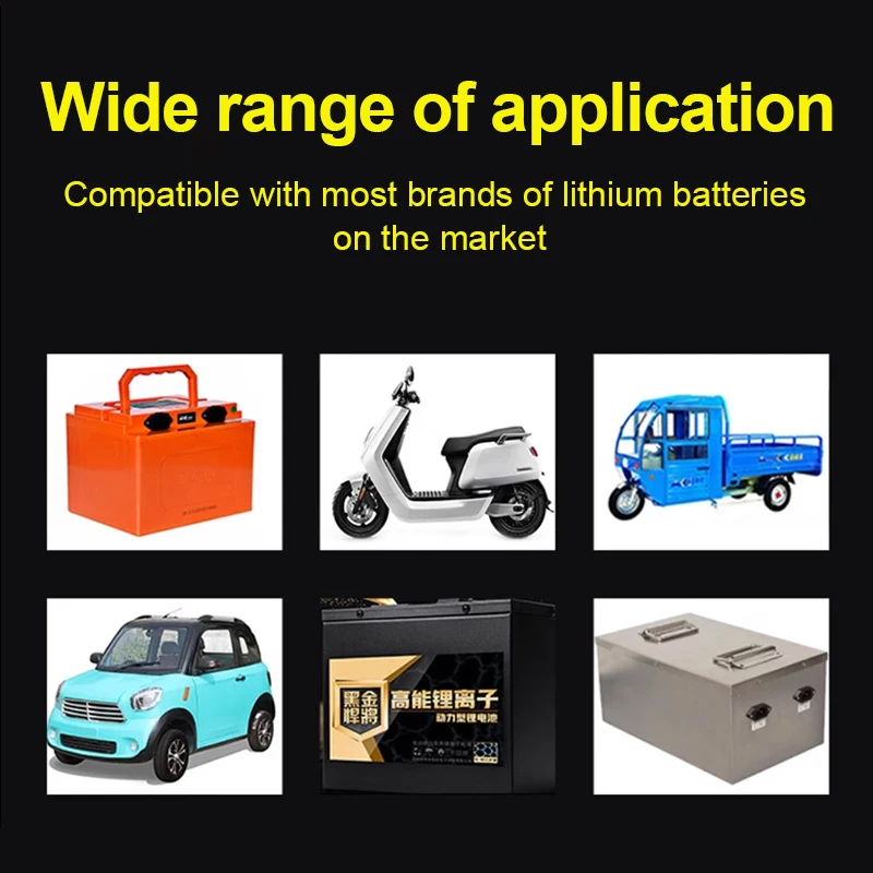 DYMLE Lithium Battery Charger High Voltage 84V 15A 96V 12A 120V 9A Li-ion Lipo Lifepo4 Lead Acid Fast Charge 24S 26S 30S 32S