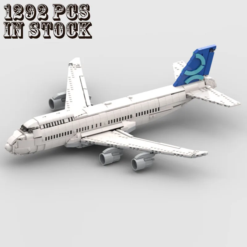 MOC-160693 Block Airplane  Airliner Boeing 747 Building Block Kids and kids toys DIY birthday Gifts