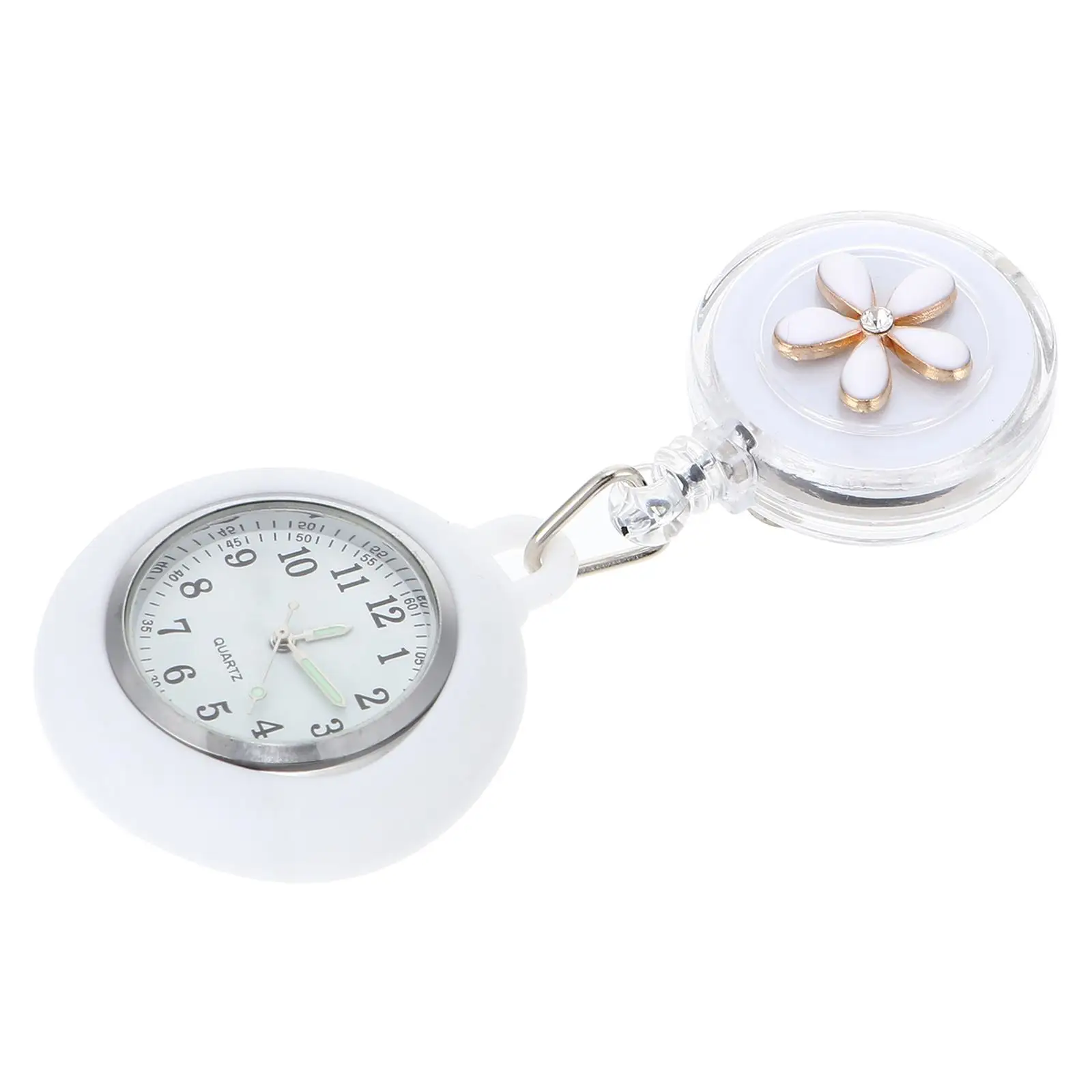 Nurses Watch Crystal Chest Hanging Pocket Watches Student Kids Gifts Durable Material Clear Dial Practical Portable Birthday