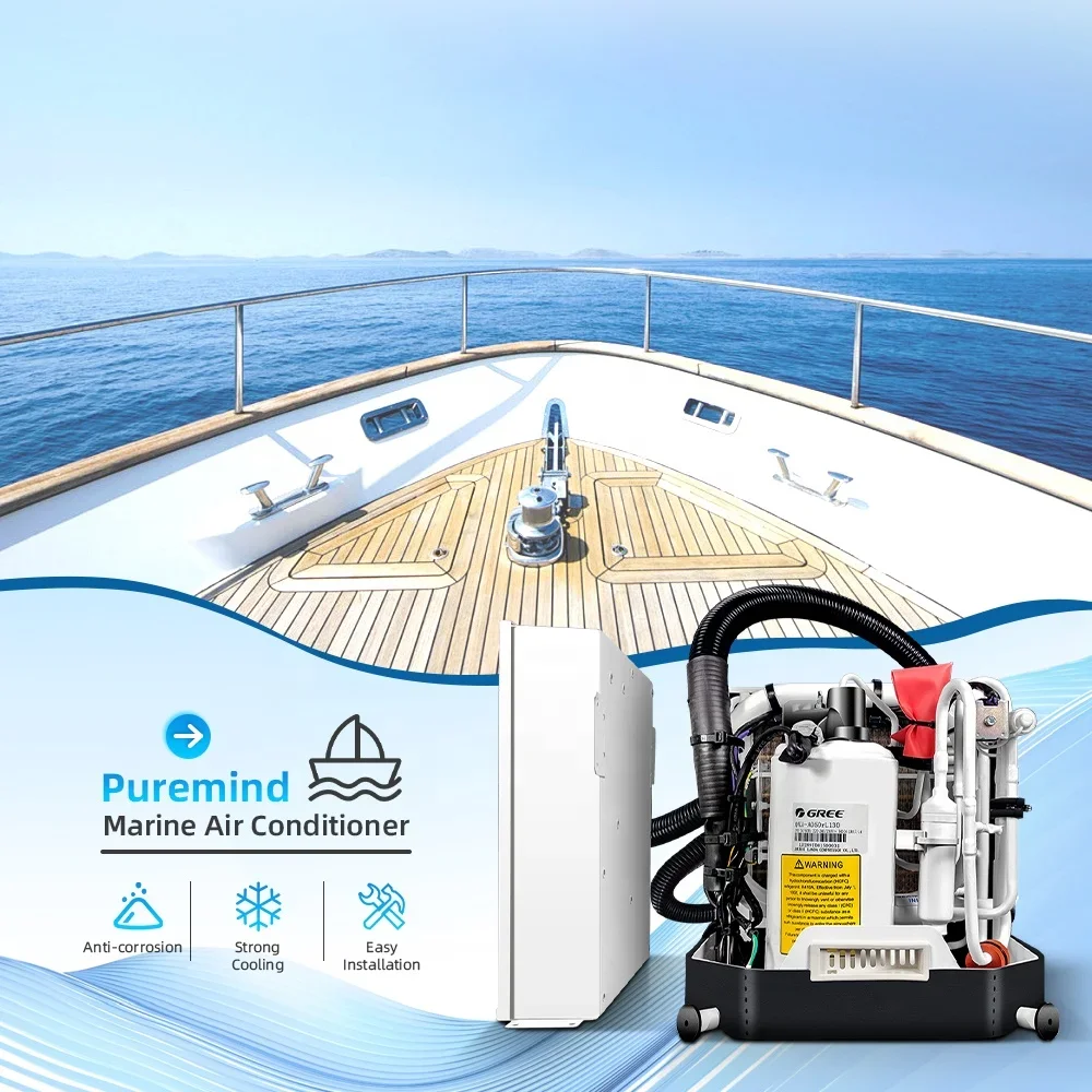 Gree Boot Airconditioner R410a Marine Airconditioner voor Boot Vessel Schip 12000Btu 16000Btu Jacht Airconditioning