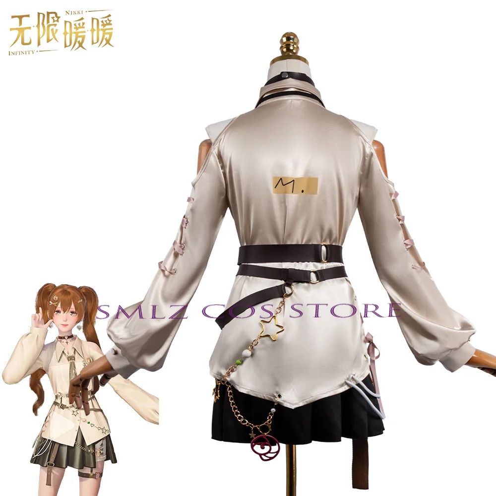 Itzan Cosplay Game Nikki Cosplay Infinity Cosplay Costume Woman Top Skirt Wig Set Halloween Party Outfits for Women  view 4