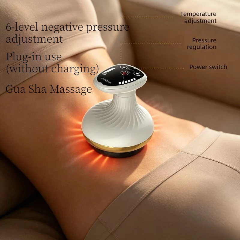 Anti-Cellulite Massager, Electric Suction Cup Scraping Massager, Suction Cup Massager For Pain Relief And Gua Sha