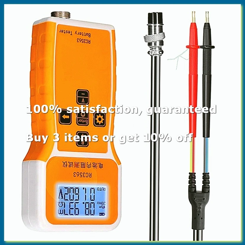 ●RC3563 Battery Voltage Internal Resistance Tester Trithium Lithium Iron Phosphate 18650 Battery Tester,Tester Probe
