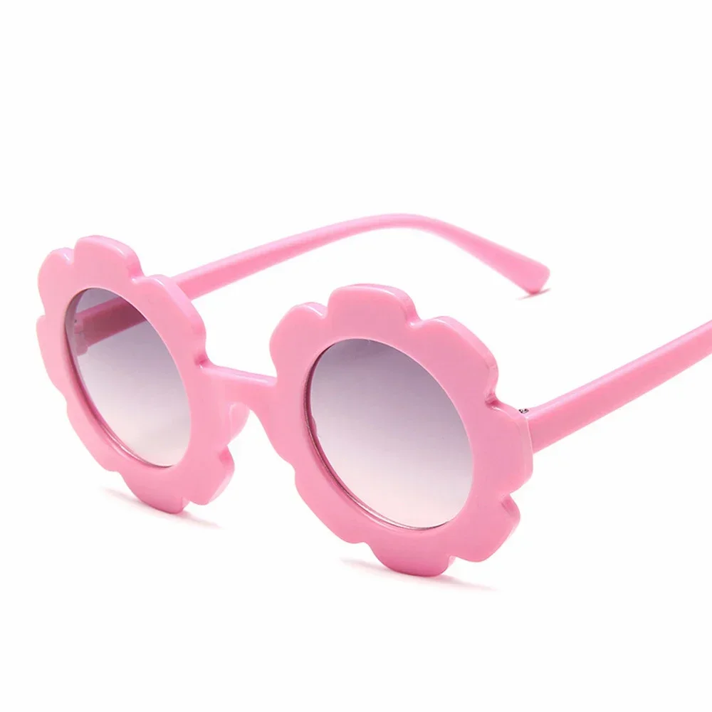 

Cute Round Sunglasses for Kids - New Sunflower Design with UV400 Protection