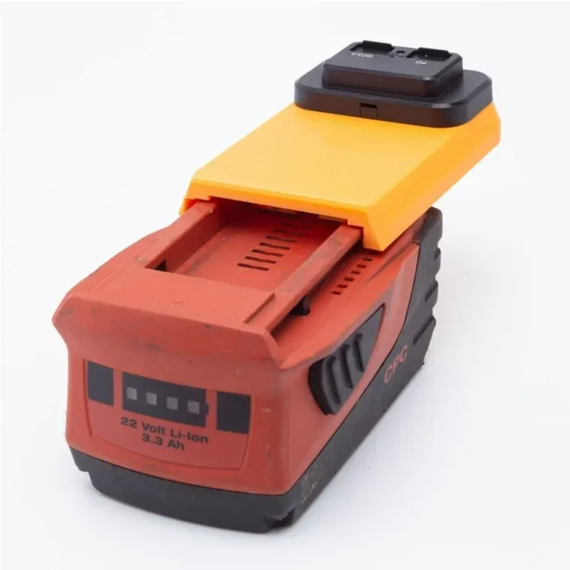 Imagem -05 - Adaptador de Fonte de Alimentação Usb para Hilti Carregador Rápido 22v B22 Cpc Baterias Li-ion pd Qc3.0 Bateria Não Incluída