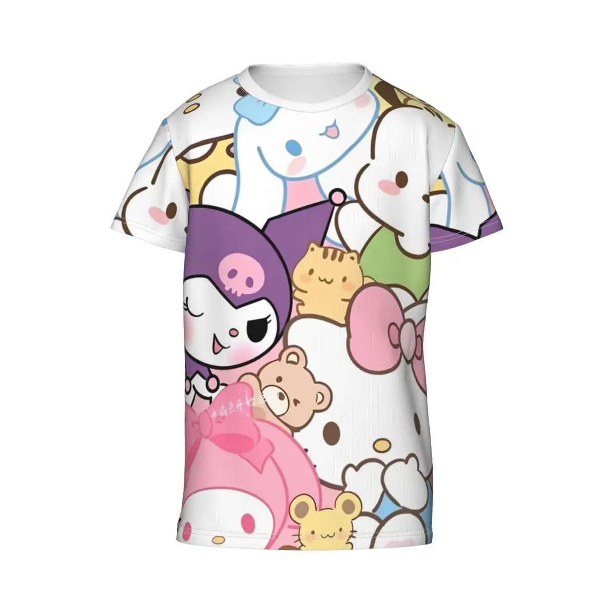 Camiseta cómoda y suave con estampado de Hello Kitty Friend, camisetas de tendencia keyword1, camisetas bonitas para niños, camisetas de verano