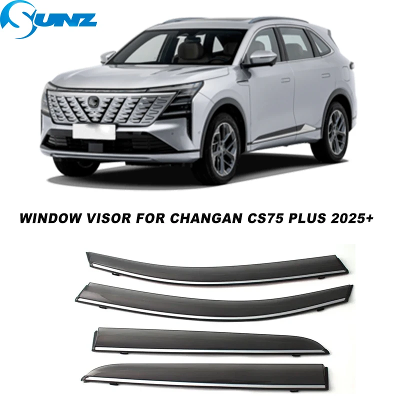 

Side Window Visor For Changan CS75 Plus 2025 2026 + Car Windows Rain Shelter Shield Window Deflector