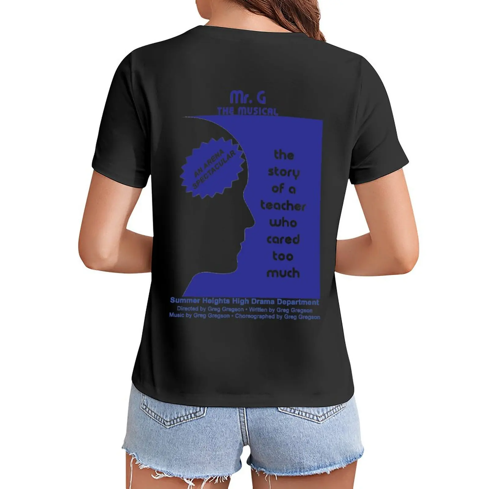 

Mr. G The Musical T-Shirt customizeds animal prinfor t-shirt dress for Women long