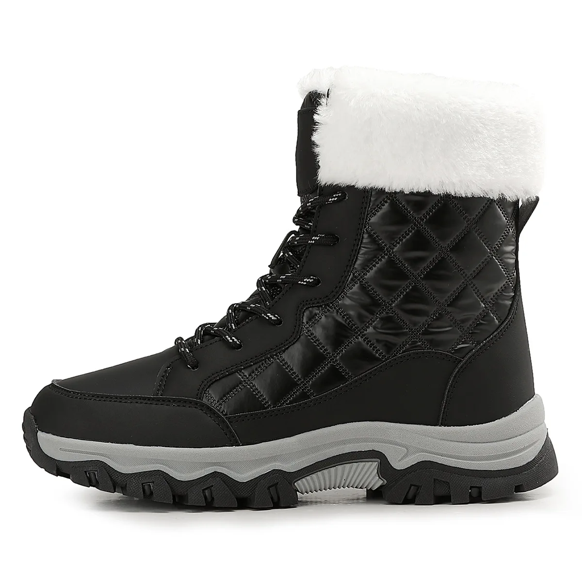 Stivali invernali da donna nuovi Stivali da neve da donna caldi in peluche Sneakers antiscivolo da esterno Stivali da donna impermeabili di alta qualità Botas Mujer