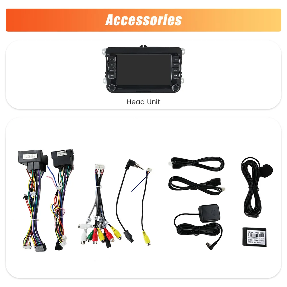 MEKEDE U.S. Car Radio For Volkswagen Passat b6 b7 golf 5 6 Polo Jetta Skoda Carplay BT Central Multimedia Smart car auto system - view 6