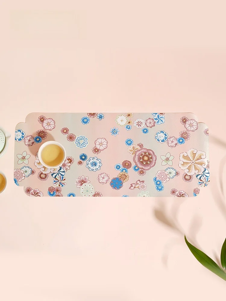 National Museum of China Creative Practical Tea Ceremony Decorations Precise Waterproof Friend Gift Tea  Mat Exhibition T...