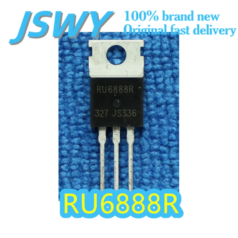 

(10/50 pieces) RU6888R 6888R TO-220 through-hole package N-channel MOSFET 68V/88A 6mΩ@10V Original stock electronic