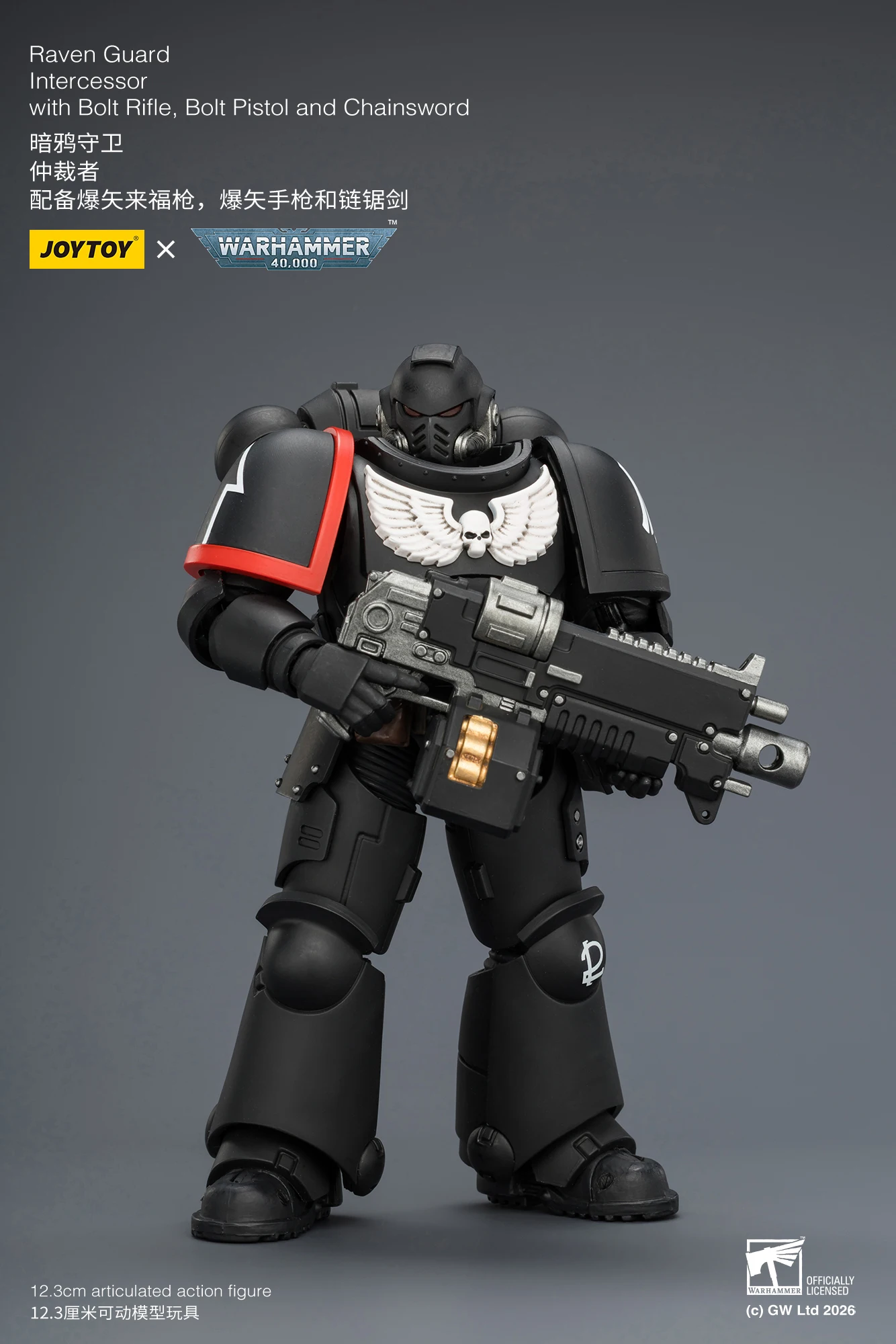 1/18 JOYTOY Actionfigur 40K Ultramarines Imperial Fists Blood Angels Intercessor Anime-Modell Sammlerstück – Detail 2