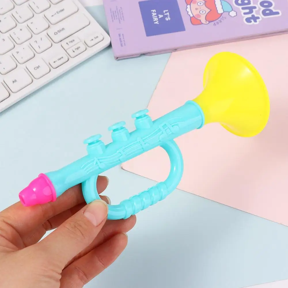 Education Learning Children Colorful Best Gift Kids Toy Baby Horn Toy Kids Trumpet Plastic Trumpet Baby Music Toys