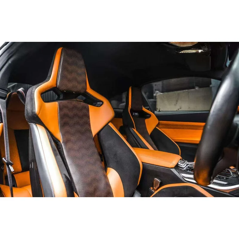 Car Accessories Premium Carbon Fiber Sport Bucket Seats Interior Conversion Tuning Universal for M2-M8 E30-E90 G80-G90 F12 F13