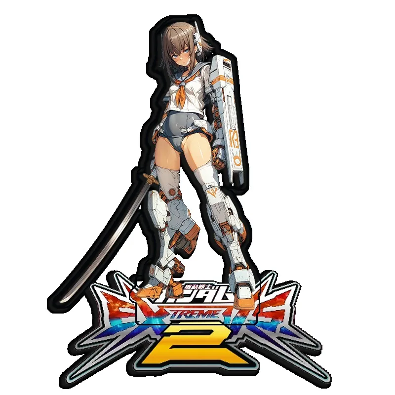 Standing Sign for Gundam Ramlethal Valentine Bridget Acrylic Desktop Stand Decorating Self Made Collection Toys Fans Gifts15cm view 4