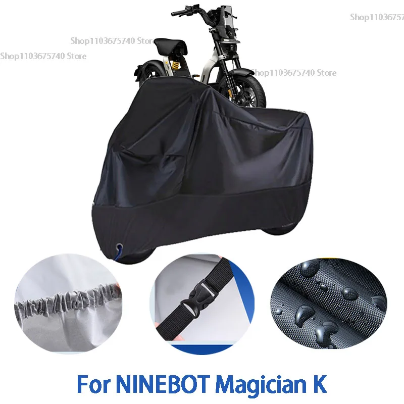 

Motorcycle Full Covers For NINEBOT Magician K Car Outdoors Sun Protection Dust No Ear Thickened Oxford Clothcover Accessories