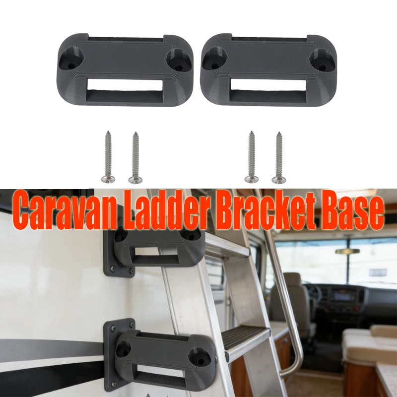 

Plastic Caravan Ladder Bracket Base Bunk Ladder Bracket Kit For Titta Swift Coachman Caravan Ladder Stabilizer RV Accessories