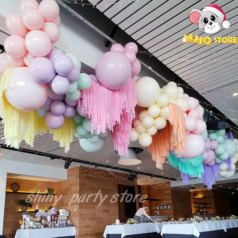 Globos de látex de macarrón, suministros para fiesta de cumpleaños, decoraciones de boda, globos de látex gruesos, globos para Baby Shower