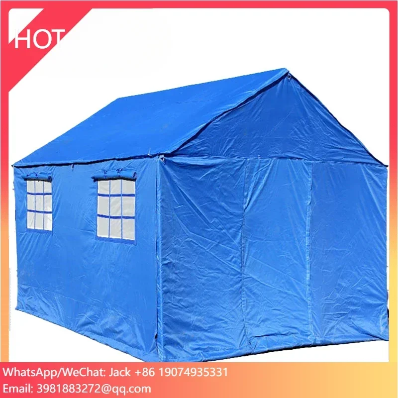 

Factory Spot 600D Oxford Cloth 3x4m 5-8 Person Traveling Outdoor Tent Disaster Relief Emergency Shelter Tent