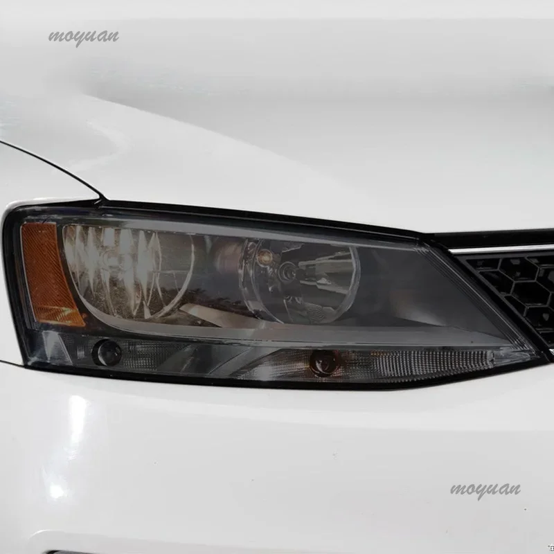 2 قطعة سيارة العلوي طبقة رقيقة واقية استعادة شفافة سوداء بولي TPU ملصق لفولكس واجن جيتا VW MK6 A6 MK7 A7 اكسسوارات