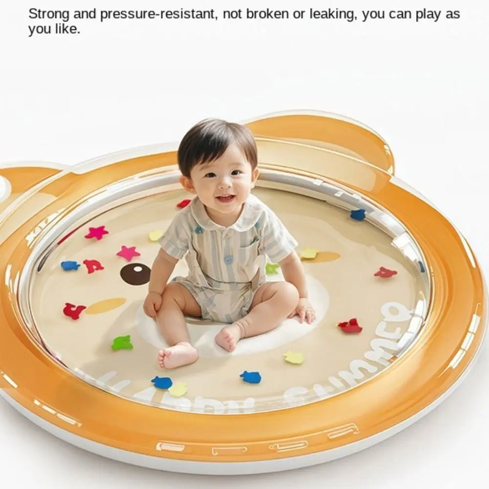 PVC Inflatable Patting Pad Cartoon Rabbit Baby Water Mat Bear Lightweight Children's Inflatable Pat Seaside