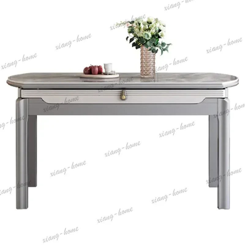 PG Designer Extendable Dining Table Nordic Modern Luxury Service Dining Table Kitchen Center Mesas De Jantar Kitchen Furniture