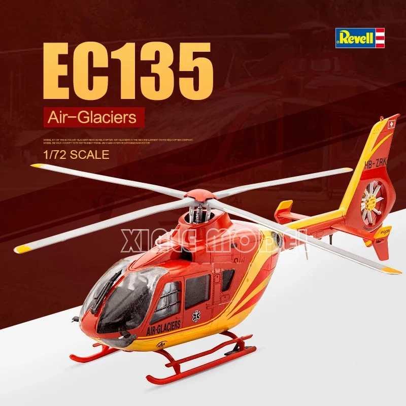 

Revell Plastic Assembled Aircraft Model Kit 04986 Airbus Helicopters EC135 Air-Glaciers 1/72