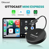 OTTOCAST Express MINI Wired to Wireless 2 in 1 CarPlay Android Auto Adapter Dongle Car Accessories for Benz Audi VW Kia Toyota