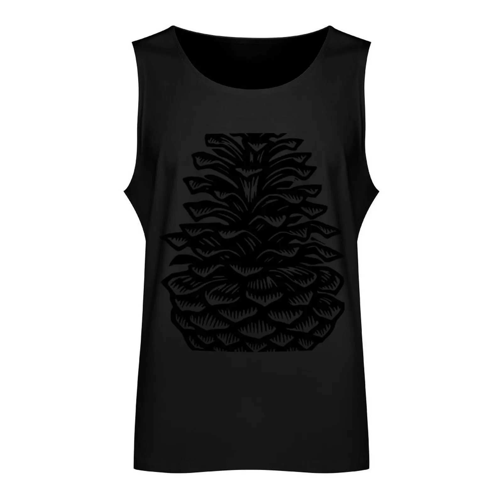 Pine cone Tank Top gym clothing men clothes for men mens clothing